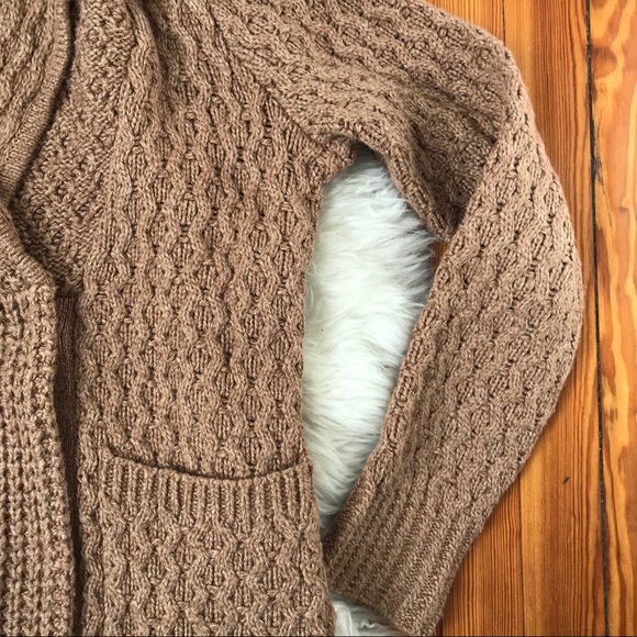 MADEWELL Tan Shawl Collar Snap Cardigan Sz XS - Picture 5 of 7